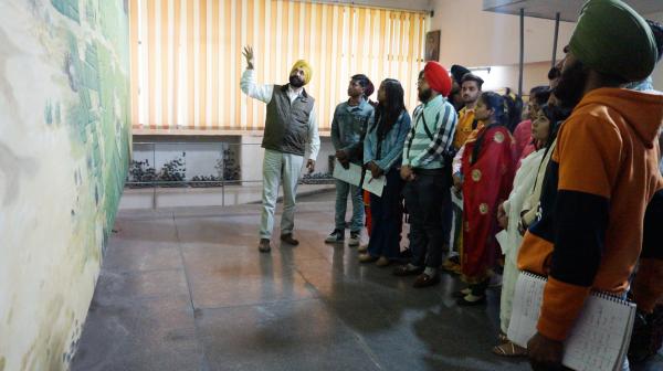 Trainees visit the Soil Science,PAU during Skill Development Training Programme conducted by KVK, Tarn Taran on 9th March,2020