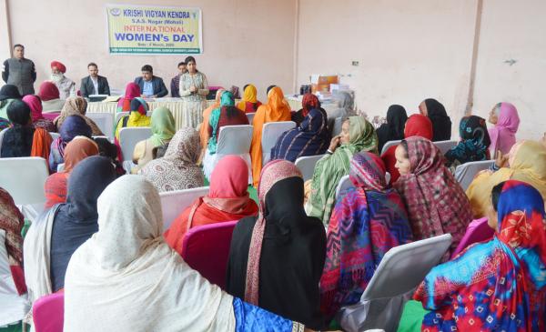 KVK, Mohali celebrates International Women’s Day at village Khizrabad on 8th March,2020 