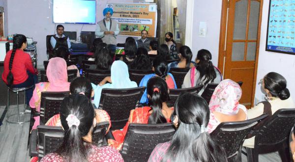 Krishi Vigyan Kendra, Mohali celebrates International Womens Day on 8th March,2021