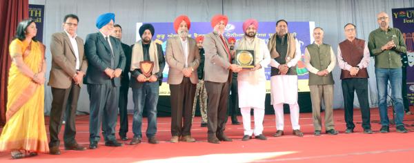 Dr Jatinder Paul Singh Gill, Vice-Chancellor honored Sh. Tarunpreet Singh Sond, Cabinet Minister