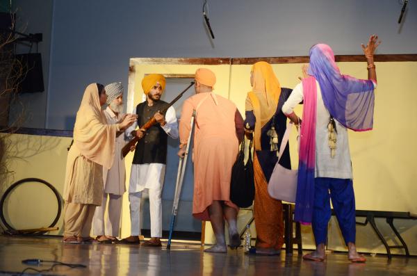 Theatre performance by students in 10th Youth festival on 13-11-2019