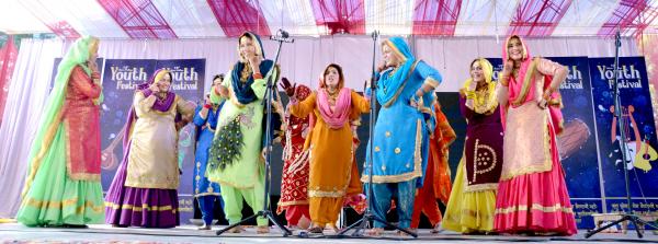 Folk Dance competition in 12th Youth Festival on Dated 17-11-2023