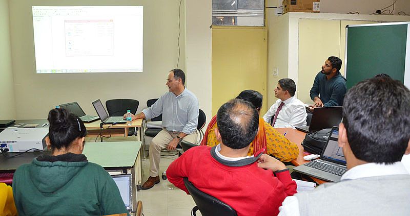 Prof. Michael Ward, University of Sydney, Australia trained GADVASU staff and students in International Workshop on GIS Mapping