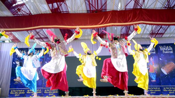 Folk Dance competition in 12th Youth Festival on Dated 17-11-2023