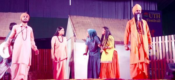 One Act play Competition on 04-12-2024 in 13th Youth Festival