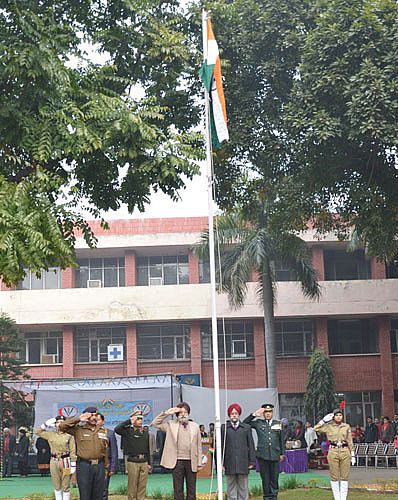 Celebration of Republic Day on 26-1-2016 