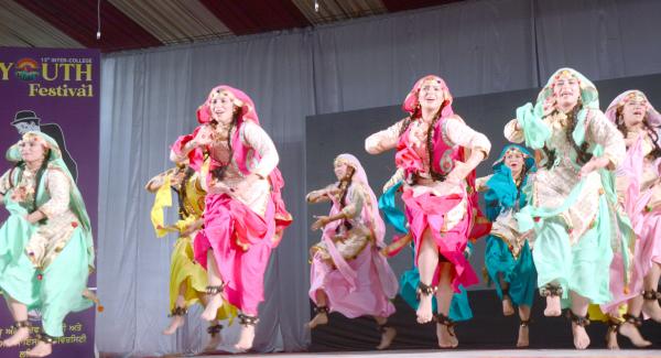 Folk Dance Female Competition on 05-12-2024 in 13th Youth Festival