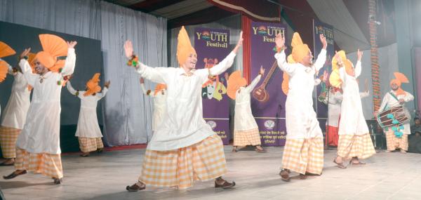 Folk Dance Male Competition on 05-12-2024 in 13th Youth Festival