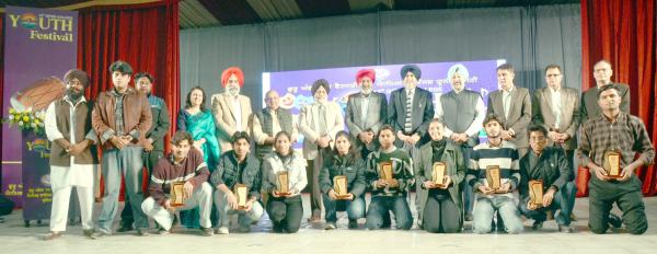 Prize distribution ceremony in the 13th youth Festival on Dated 05-12-2024