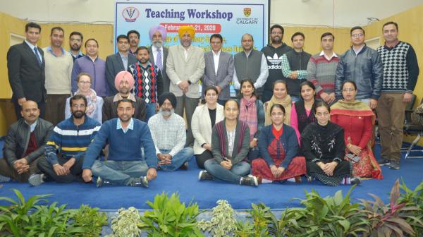 Teaching Workshop for Mid -Career Teachers was organized by COVS with Collaboration of University of Calgary, Canada on dated 24-02-2020