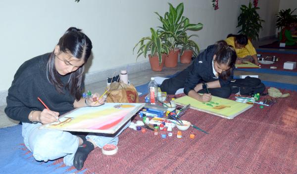 Poster Making competition on 06-11-2023 in 12th Youth Festival