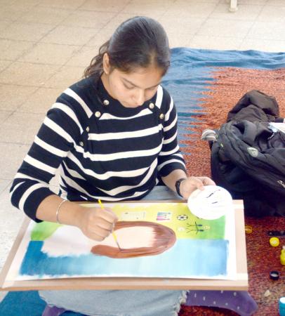 Poster Making Competition on 25-11-2024 in 13th Youth Festival