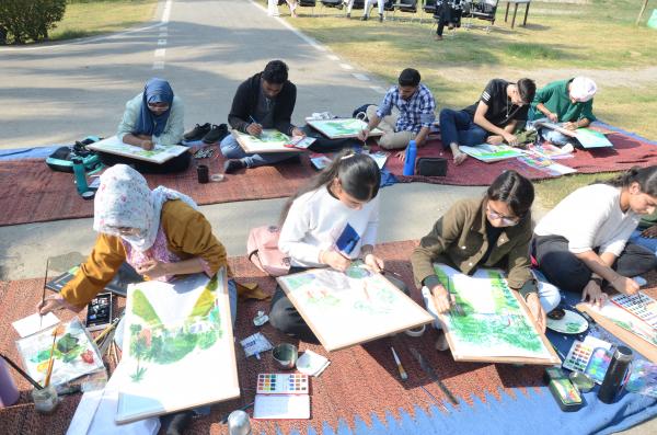 Collage Making Competition on 26-11-2024 in 13th Youth Festival