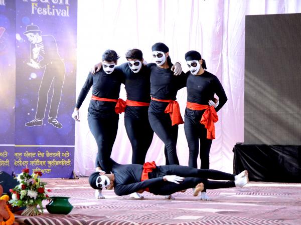 Mime competition in 12th Youth Festival on Dated 16-11-2023