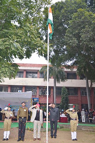 Celebration of Republic Day on 26-1-2017