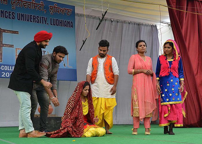 Theatre event in 6th Inter College Youth Festival 