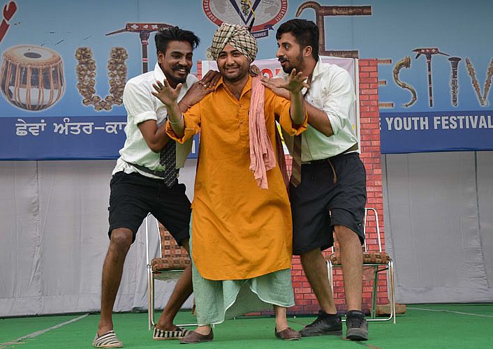 Theatre event in 6th Inter College Youth Festival 