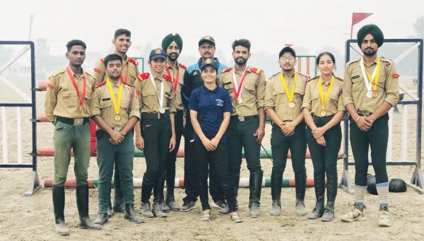 1 PB R&V SQN NCC team won 13 medals and brings laurels to Vet Varsity on Dated  04-11-2019