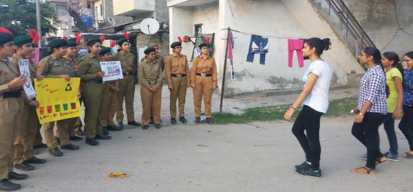 NCC Cadets of Guru Angad Dev Veterinary and Animal Sciences University, Ludhiana carried out various activities in the Swachhta hi Sewa campaign