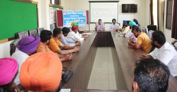 Krishi Vigyan Kendra, Barnala organized vocational training on Fish Farming