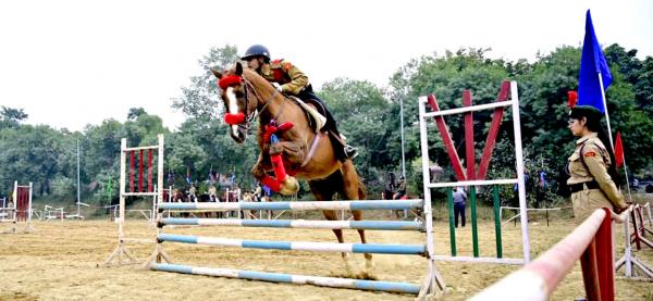 1 PB R & V SQN NCC GADVASU conducts an enthralling Horse Show