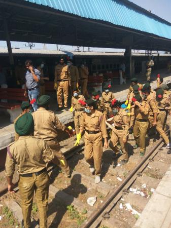 NCC Cadets of Guru Angad Dev Veterinary and Animal Sciences University, Ludhiana carried out various activities in the Swachhta hi Sewa campaign